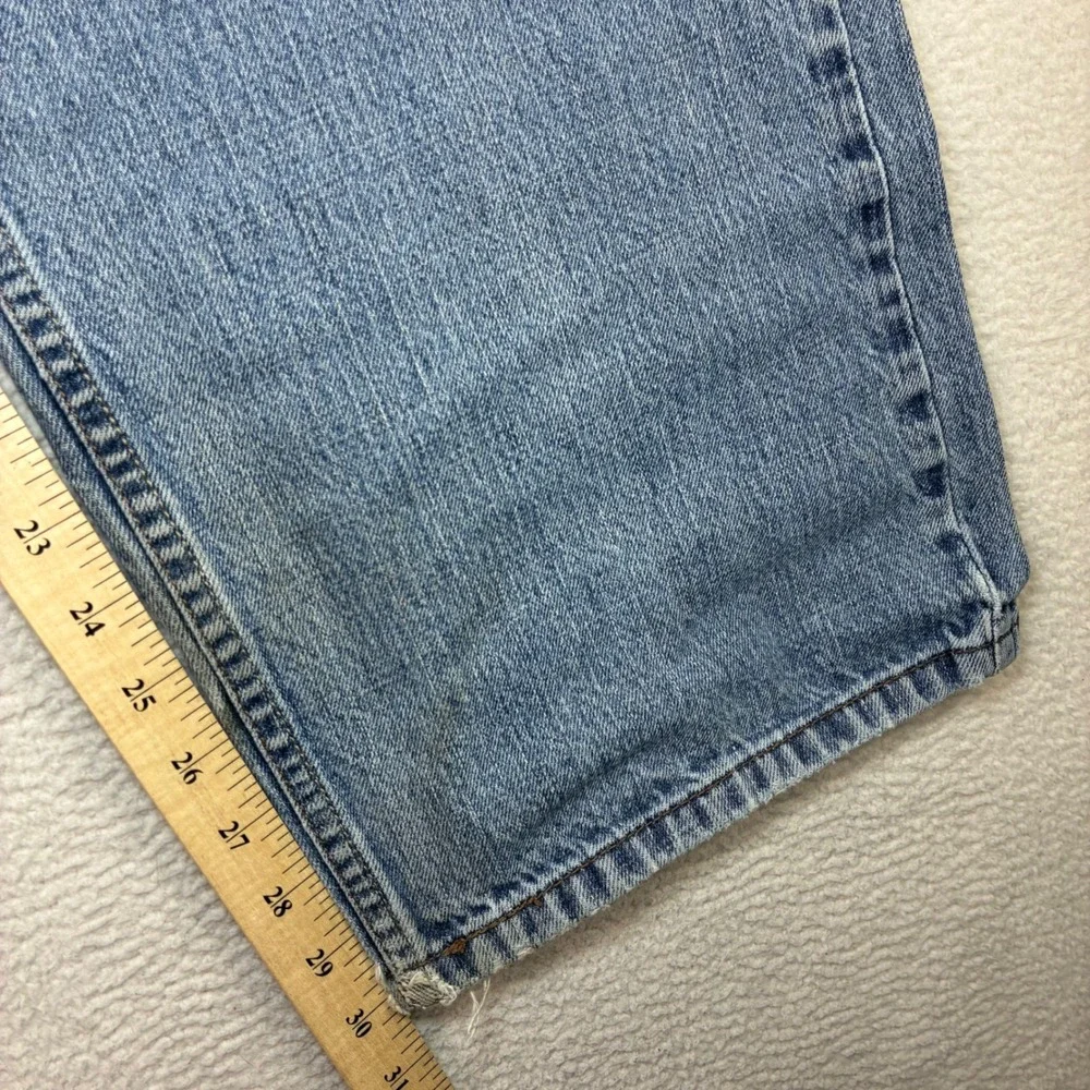 Y2K Levis 569 Loose Straight Jeans Men 38x30 Blue Faded‎ Skater Baggy Distressed